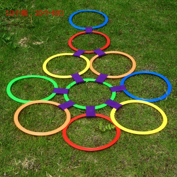 Children's play teaching aids plaid kindergarten hopscotch creative plaid group activities jumping lattice toys