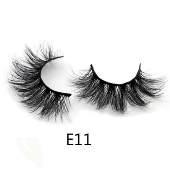 

100% Real Siberian 3D Mink Full Strip False Eyelash Long Individual Eyelashes Mink Lashes Extension private label logo