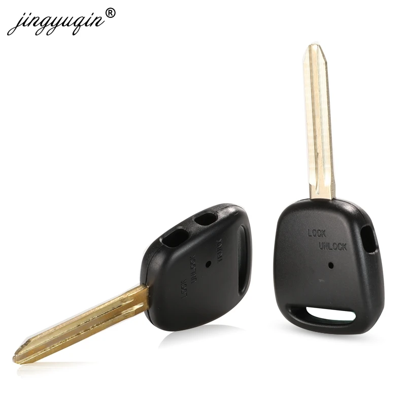 Чехол для ключа с боковой кнопкой jingyuqin 1/2 TOYOTA Carina Estima Harrier Previa Corolla Celica чехол TOY43/Toy40