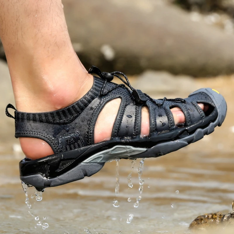 Humtto Brand Hiking Sandals Mens Summer 