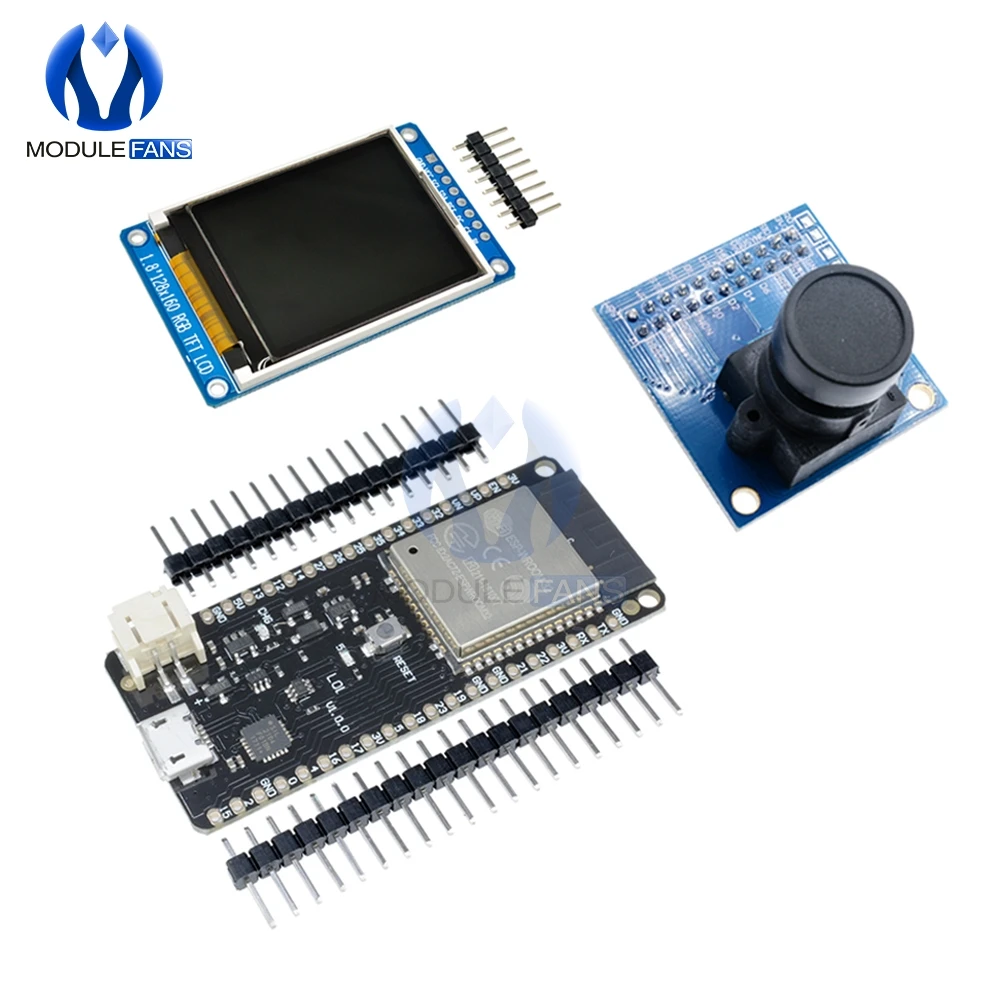 ESP32 Wifi VGA CMOS FIFO Camera RGB Driver SPI 128x160 1.8 Inch TFT LCD Display For Arduino Full Color ST7735S OLED