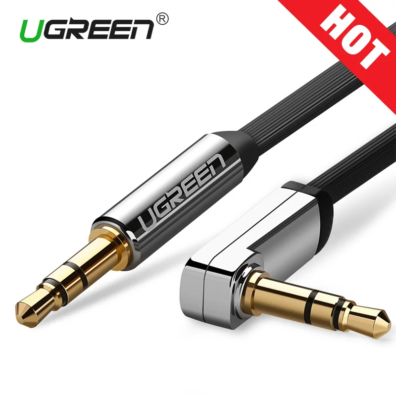 129.99руб. 25% СКИДКА|Ugreen Aux Кабель Джек 3.5 мм Аудио Кабель 90 Градусов Прямой угол 3.5 мм AUX для iPhone 6 Автомобилей Наушников Beats динамик AUX кабель MP3/4 xiaomi redmi 5 plus Mi 4X mix 2 a1 mi 6 Samsung galaxy s9 Кабель AUX on AliExpress