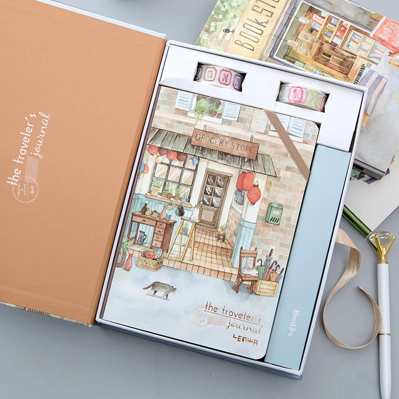 

A5 Set Kawaii Cute Notebook Planner Organizer Agenda 2020 Travel Diary Notebook Notes Books Filofax Weekly Plan Stationery Gift