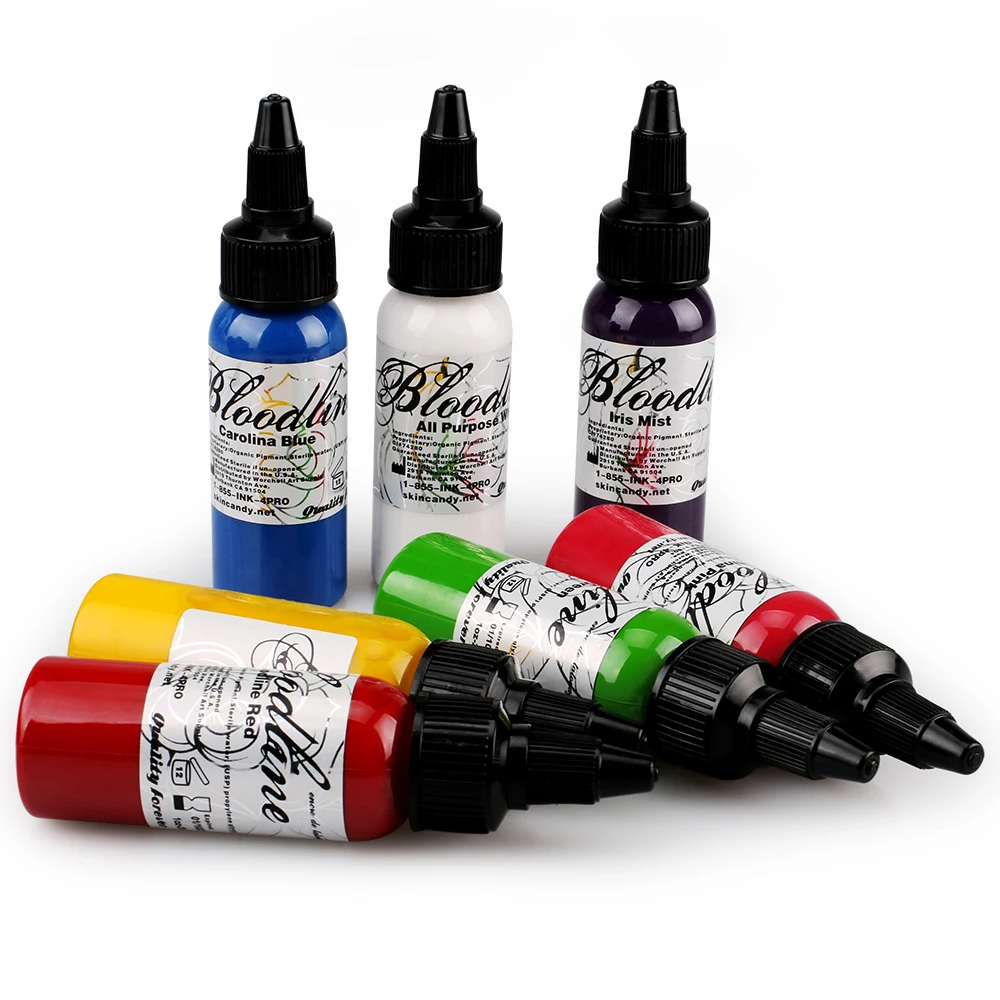 

14 Pack 30 Ml/ Bottle Tattoo Ink Set Microblading Permanent Makeup Art Pigment Tattoo Paint