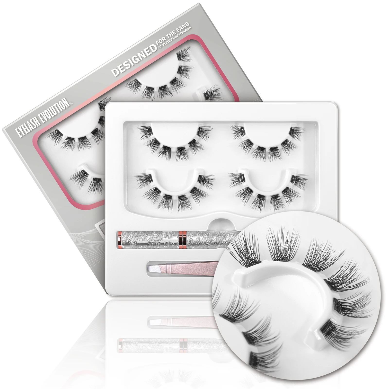 Easitension Cluster Eyelashes Kit Faux Cils Individuel 24 Clusters Lash