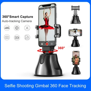 

Portable All-in-one Auto Smart Shooting Selfie Stick , 360 Rotation Auto Face Tracking Object Tracking vlog Camera Phone Holder