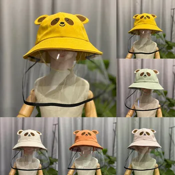 

4-12years kids Anti-spitting Protective Hat Dustproof Cover Kids Boys Girls Fisherman Cap Hat t gift for you family friends