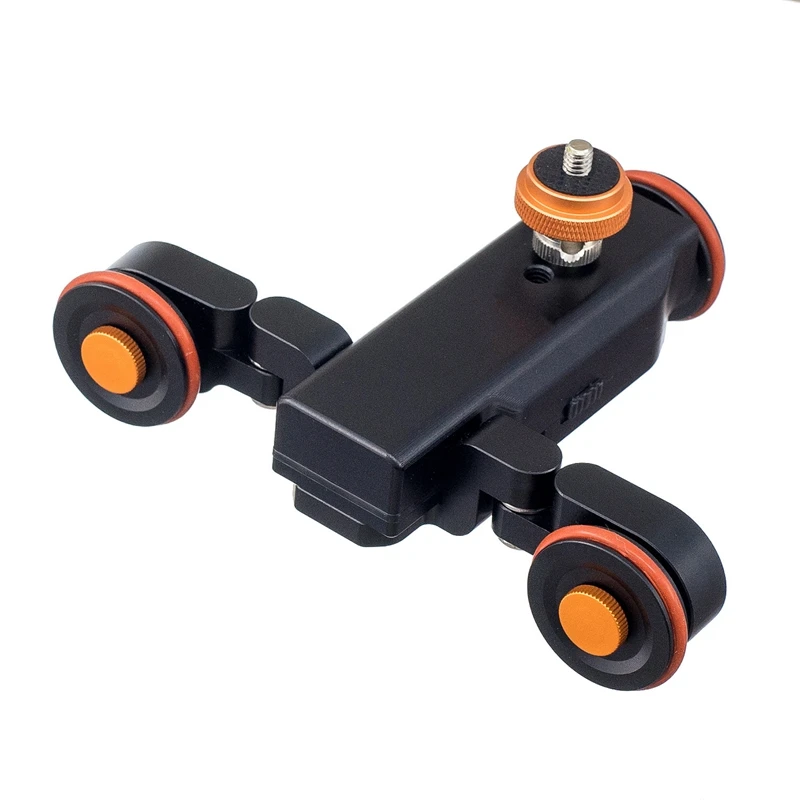 

L4 Mini Motorized Electric Track Slider Motor Truck Car for Camera Camcorder Dv Cameras Truck Cars with Batteries
