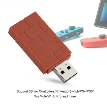 

USB Wireless Bluetooth Adapter for Nintendo Switch PS4 PS3 Wii Mote Wii U Pro and more