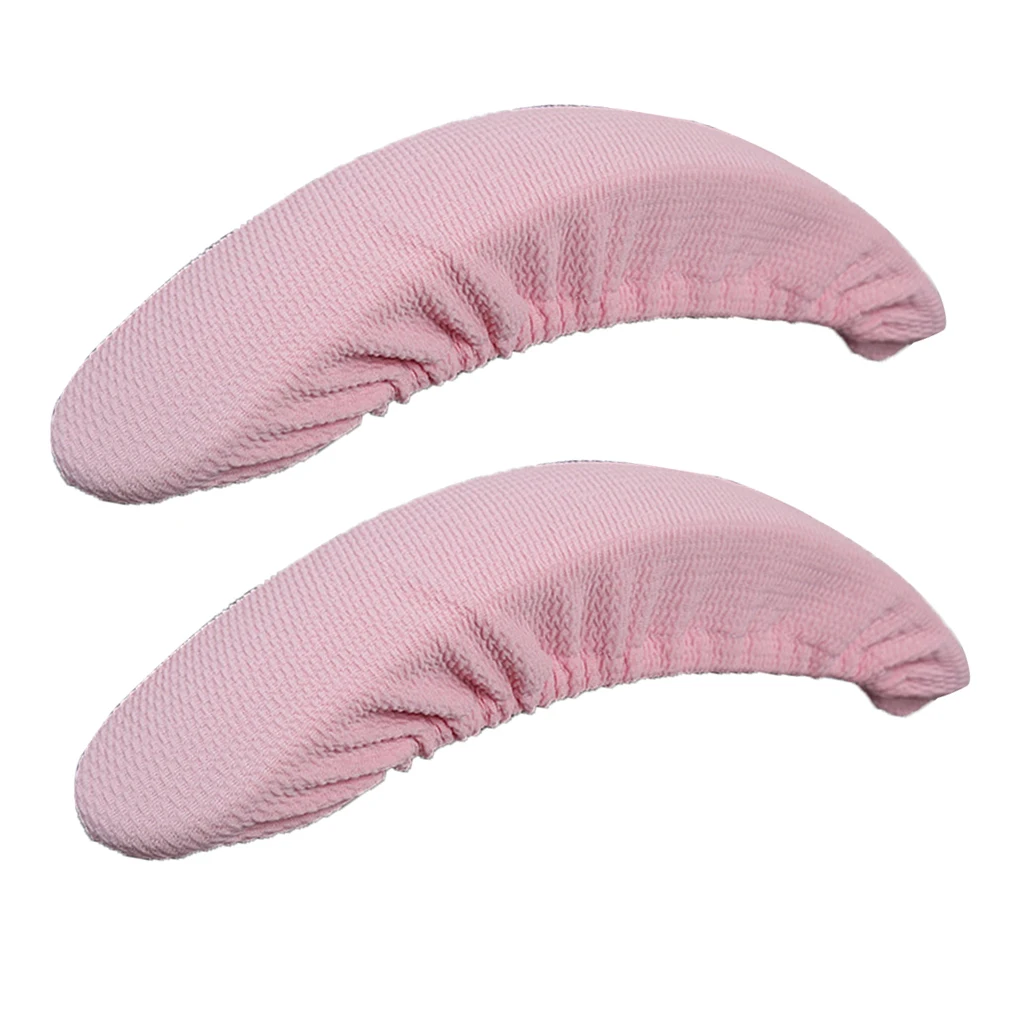 1 Pair Stretch Fabric Furniture Armrest Cover, Non Slip & Comfortable, Fits Most Shape Arms of Recliner Sofa Couch