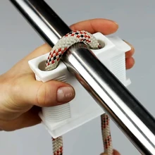 Белый ABS причальный Кранец анти-столкновения держатель для мяча фиксированный кабельный регулятор держатель кабеля регулятор яхты аксессуары