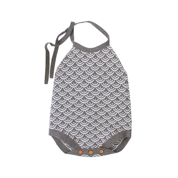 

Baby Knitting Rompers Cute Overalls Newborn Baby Girls Boys Clothes Infantil Baby Girl Boy Sleeveless Romper Jumpsuit 3-18m