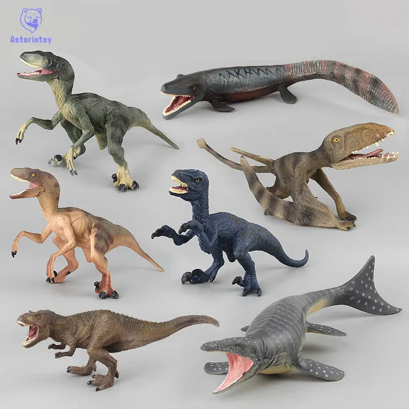 Из фильма Парк Юрского периода 2 муляжи динозавров животных модель игрушечный