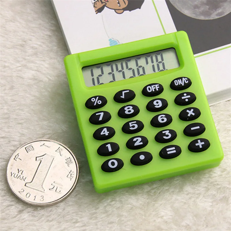 Boutique Stationery Small Square Calculator Personalized Mini Candy Color School & Office Electronics Creative Calculator