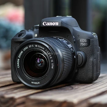 Camaras Digitales Canon-cámara EOS 750D DSLR, Canon EF-S, 18-55mm f/3,5-5,6 IS, lente STM