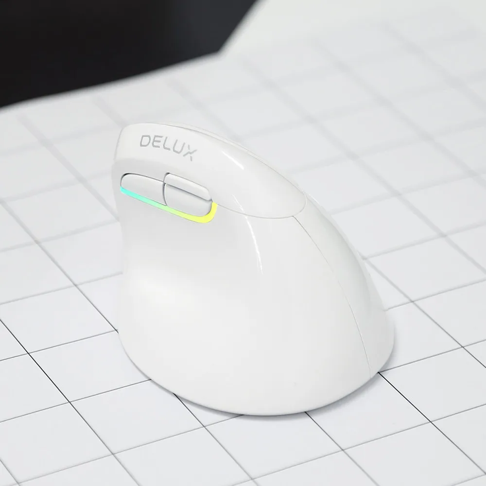 Sem Fio Bluetooth Branco 2.4GHz RGB Recarregável