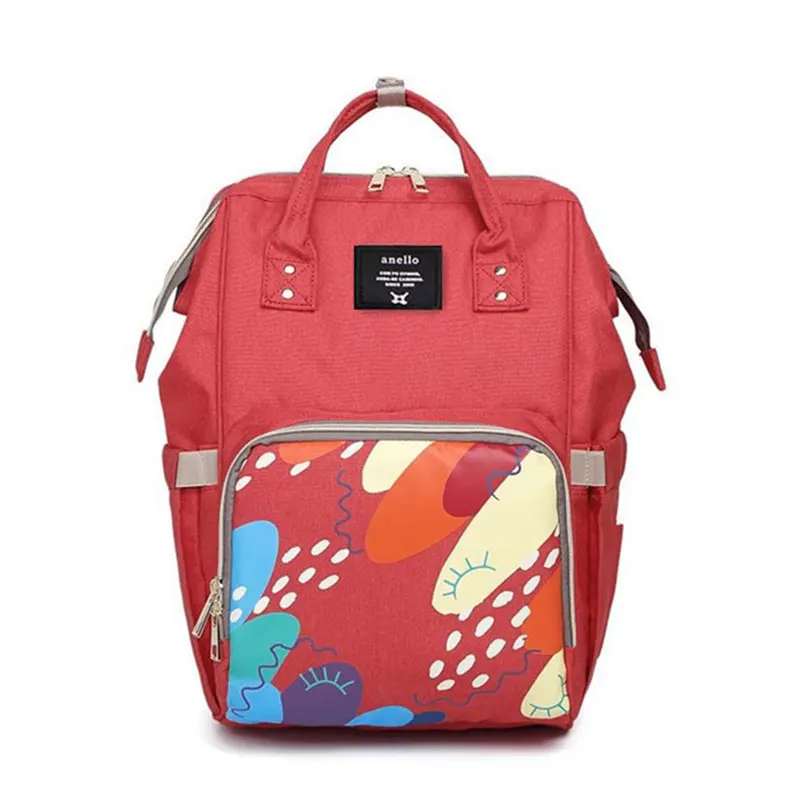 D 42x27x21 Bolsas Maternidade Детская сумка для подгузников сумки большой емкости подгузники для мам дорожные рюкзаки для кормящих Мультяшные сумочки многофункциональные - Цвет: D 42x27x21