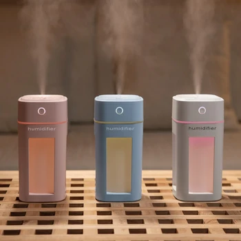 

New style LED Air Humidifier Aromatherapy Atomizer Aromatherapy Oil Diffuser Portable USB Atomizer Car Air Purifier