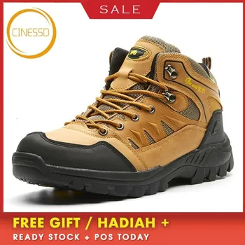 

CINESSD High Quality Outdoor Hiking Shoes Large Size 36-47 Trekking Shoes Unisex Waterproof Couple Sneakers Climbing Sport Shoes