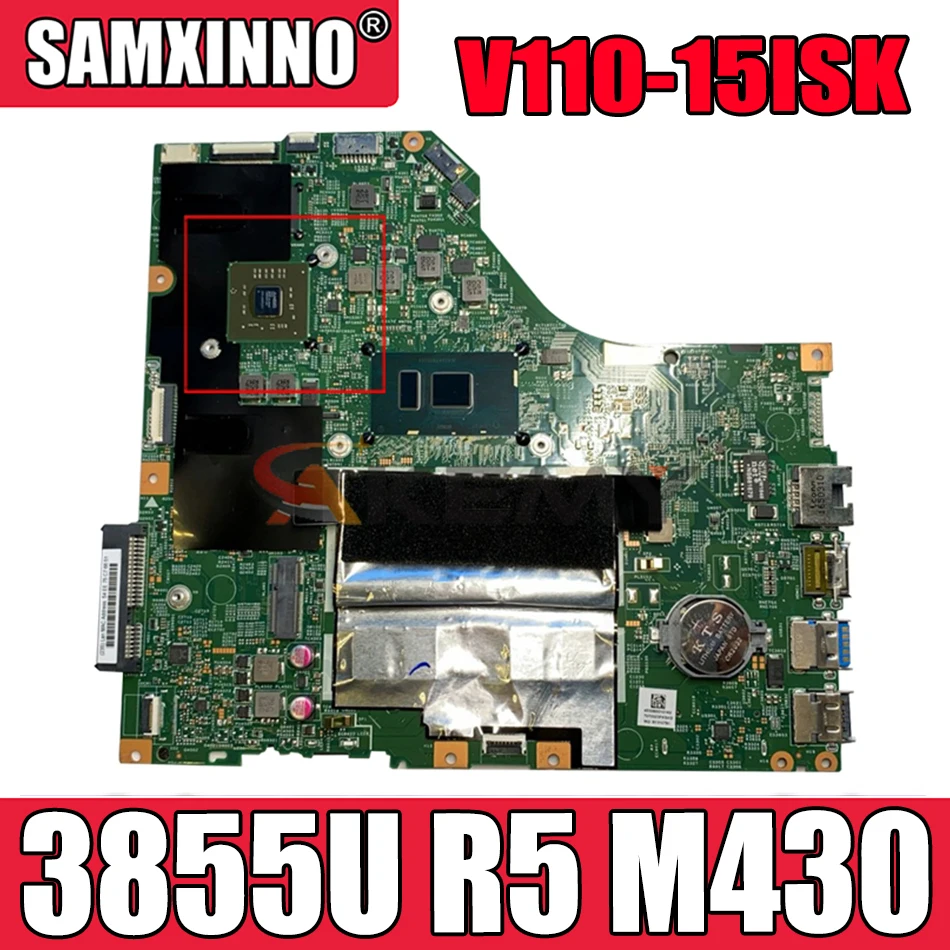 Akemy 15277-1N 448.08B01.001N для Lenovo V110-15ISK V110-15IKB ноутбук материнская плата Процессор 3855U GPU R5