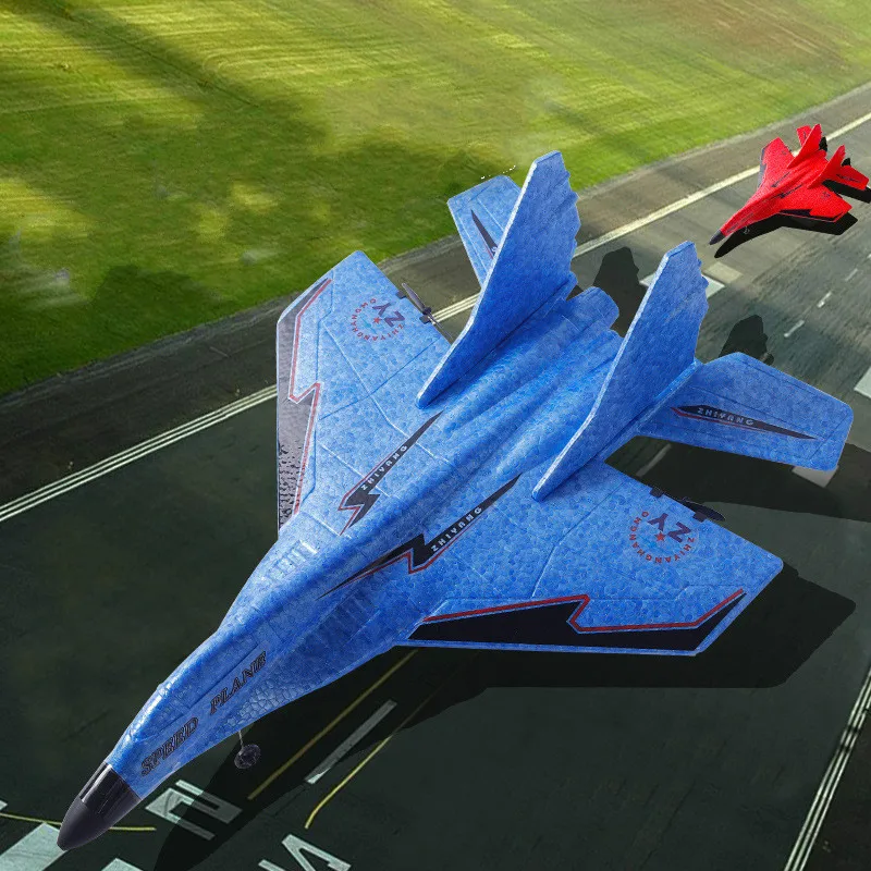 Remote Control Fighter Aircraft Toy Glider Aeroplane Fixed Wing Foam Aircraft Drop Resistance Toys for Children Kids Toy