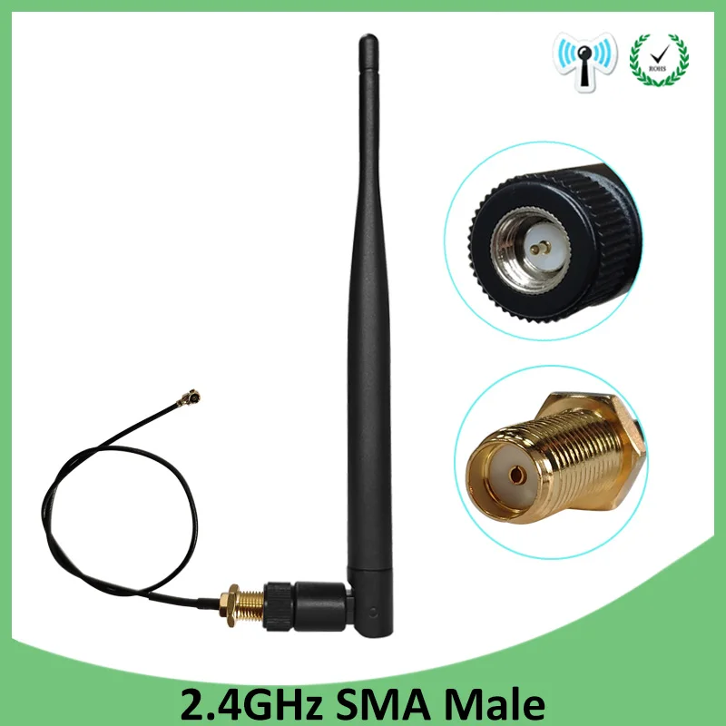 Wi fi антенна 2 4 ГГц 5dBi SMA разъем Антенна для беспроводного маршрутизатора wi