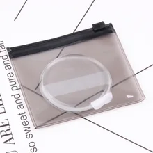 Прозрачная силиконовая пуховка Круглый прозрачный пуф для макияжа стерео PU