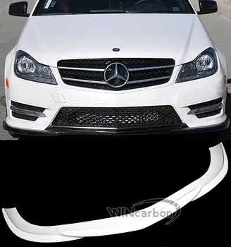 

Front Lip Spoiler For Mercedes Benz W204 C-Class Sport Bumper 2012-2014