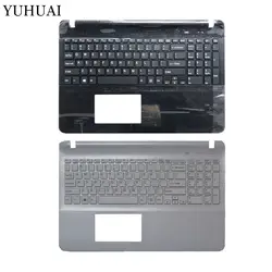 Ноутбук США клавиатура для sony Vaio SVF15N13CW SVF15N14CXB SVF15N14CXS SVF15N1L2E SVF1532V4E/W черный/белый с Palmrest крышка