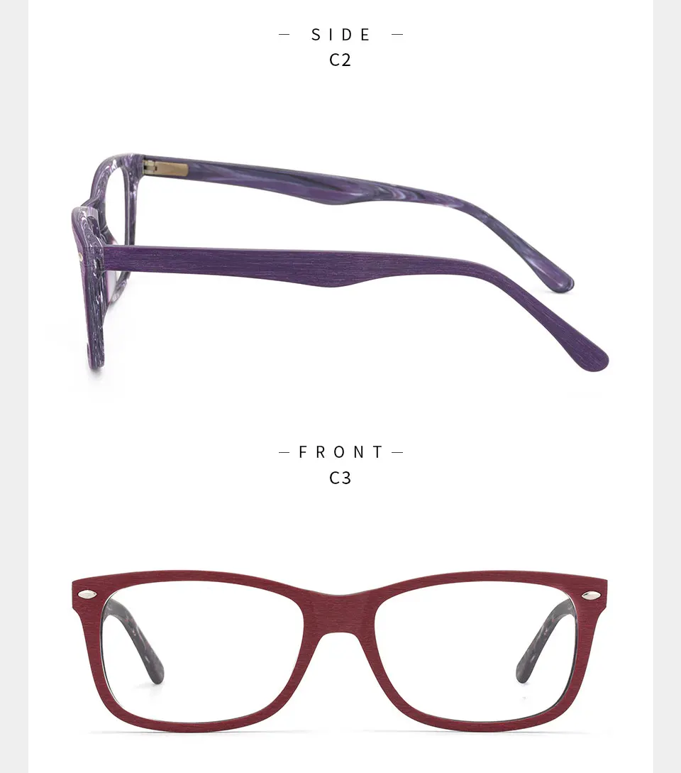 Оправа для очков женские винтажные модные негабаритные очки ретро женские ацетатные очки оправа#3190