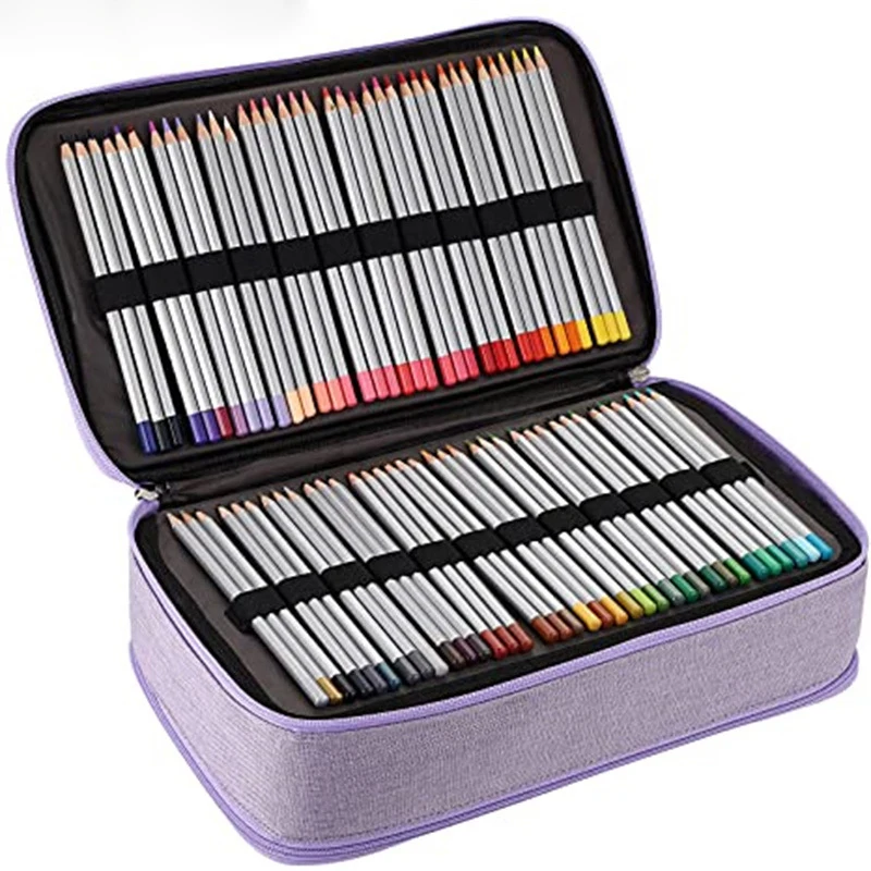 

360 Slots Pencil Case School Office Pencilcase for Girls Pen Bag Large Capacity Stationery Crayon Box Big Marker Penal Pouch Kit