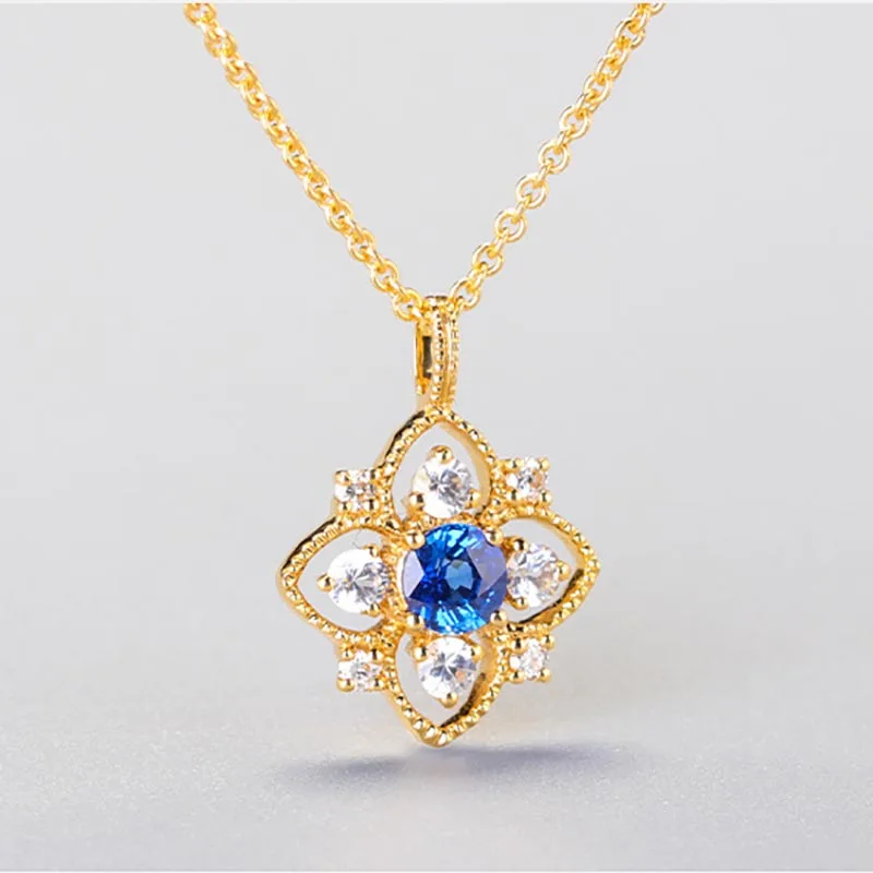 Bague Ringen, женское Настоящее серебро 925, ожерелье, ювелирное изделие, желтое золото, с круглой формой, сапфир, драгоценный камень, циркон, для свадебной вечеринки
