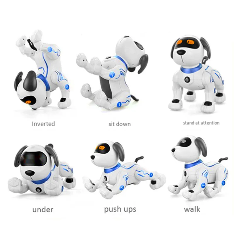 Intelligent robot pet cat dog electric sound control toy voice dancing companion smart child cartoon induction interactive toys