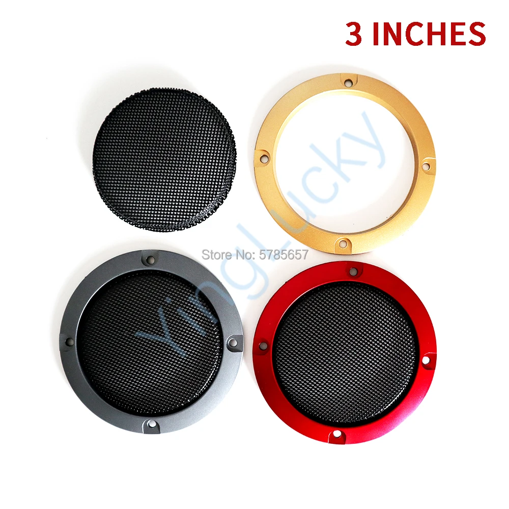 Arcade cabinet 3 inch speaker net Cover Round Speakers Protective Cover Mesh Net Grille speaker net grill 2pcs for arcade game machine Accessories