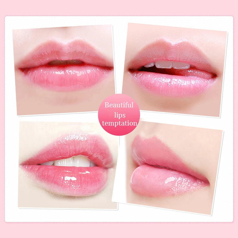 Натуральная увлажняющая питательная Помада бальзам меняющая температуру цвет
