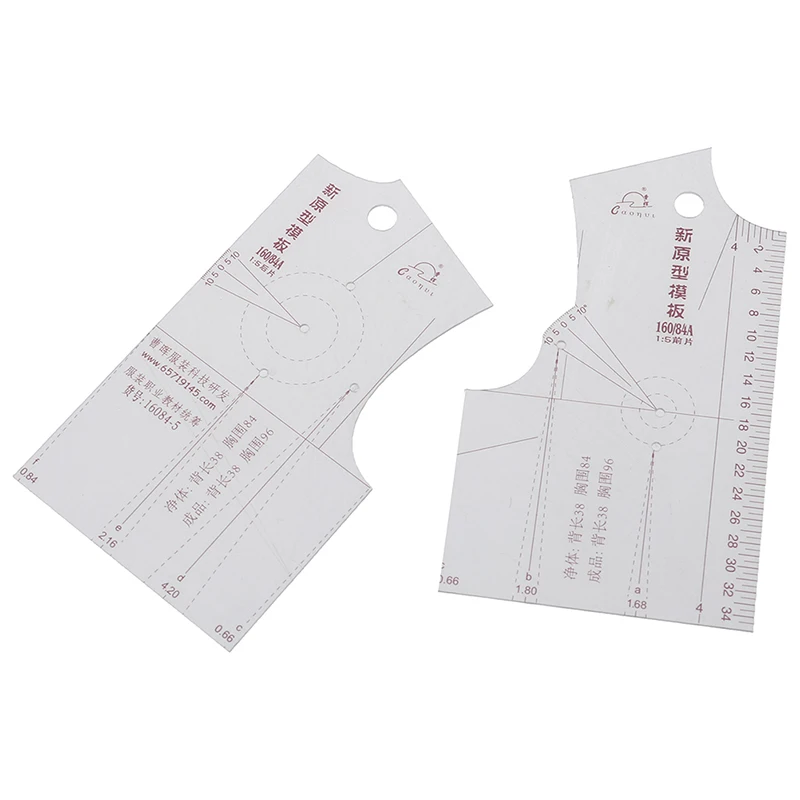 1:5 new prototype clothing ruler template drawing ruler DIY hand tailor sewing accessories