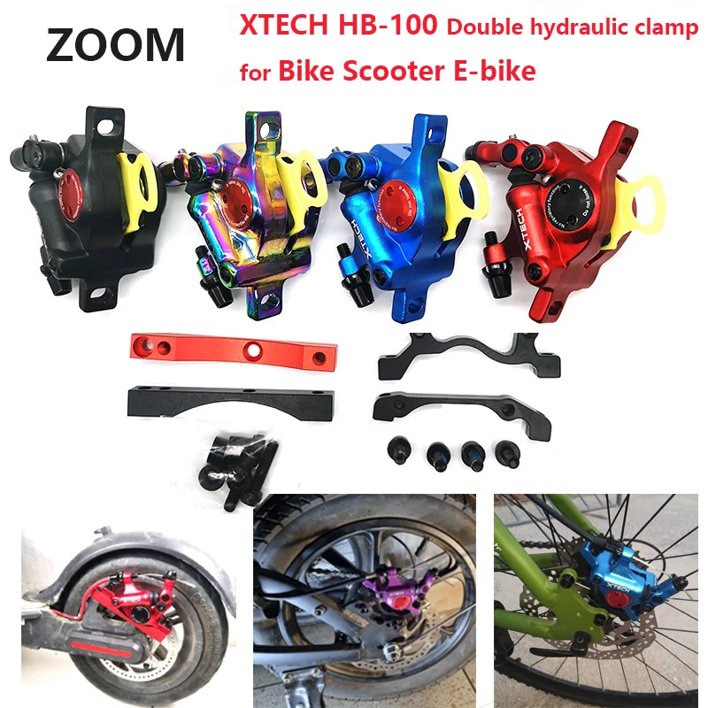 Zoom HB100 MTB bike Brake XTECH HB100 Bicycle Brakes Caliper w rotors
