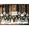 New Year Window Glass PVC Wall Sticker Christmas DIY Snow Town Wall Stickers Home Decal Christmas Decoration for Home Supplies ► Photo 2/6