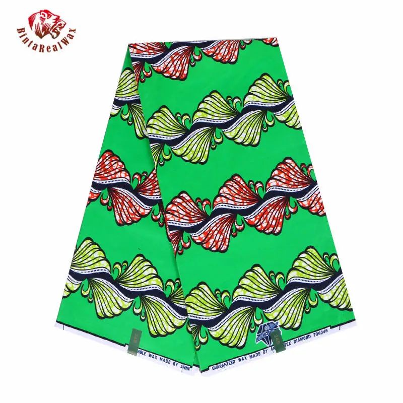 Мода высокого качества воск хлопок bintareal ткань воск африканская ткань батик для Африки Одежда 24fs1141
