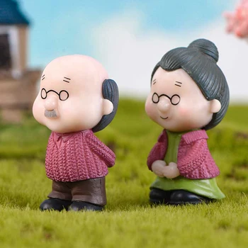 

1 Set Sweet Lovers Couple Figurines Miniatures Resin Crafts Fairy Garden Bonsai Decorations DIY Micro Landscape