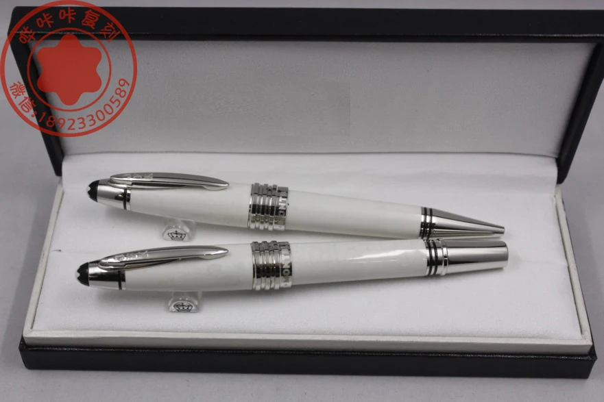 

Wakaka Mon Limited Edition John F. Kennedy White Onyx Blanc ink Rollerball Pen Ballpoint Pen Fountain Pen