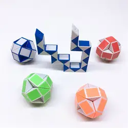 Детская обучающая игрушка RUBIK'S кубический интеллект Гибкая волшебная игрушка для ног 24 секции гибкие Волшебные ножки производители Wh