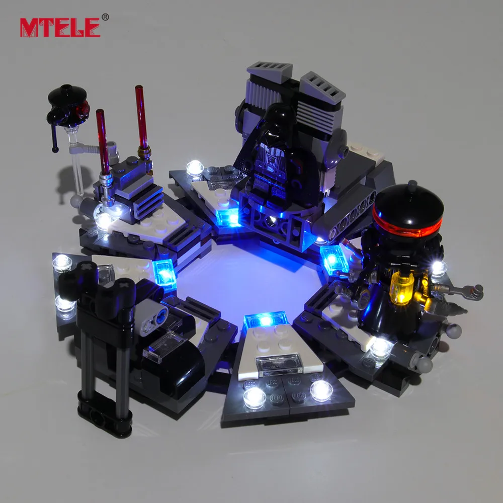 MTELE бренд светодиодный светильник Up Kit для Дарта Вейдера трансформационный светильник ing комплект совместим с 75183(не включает модель