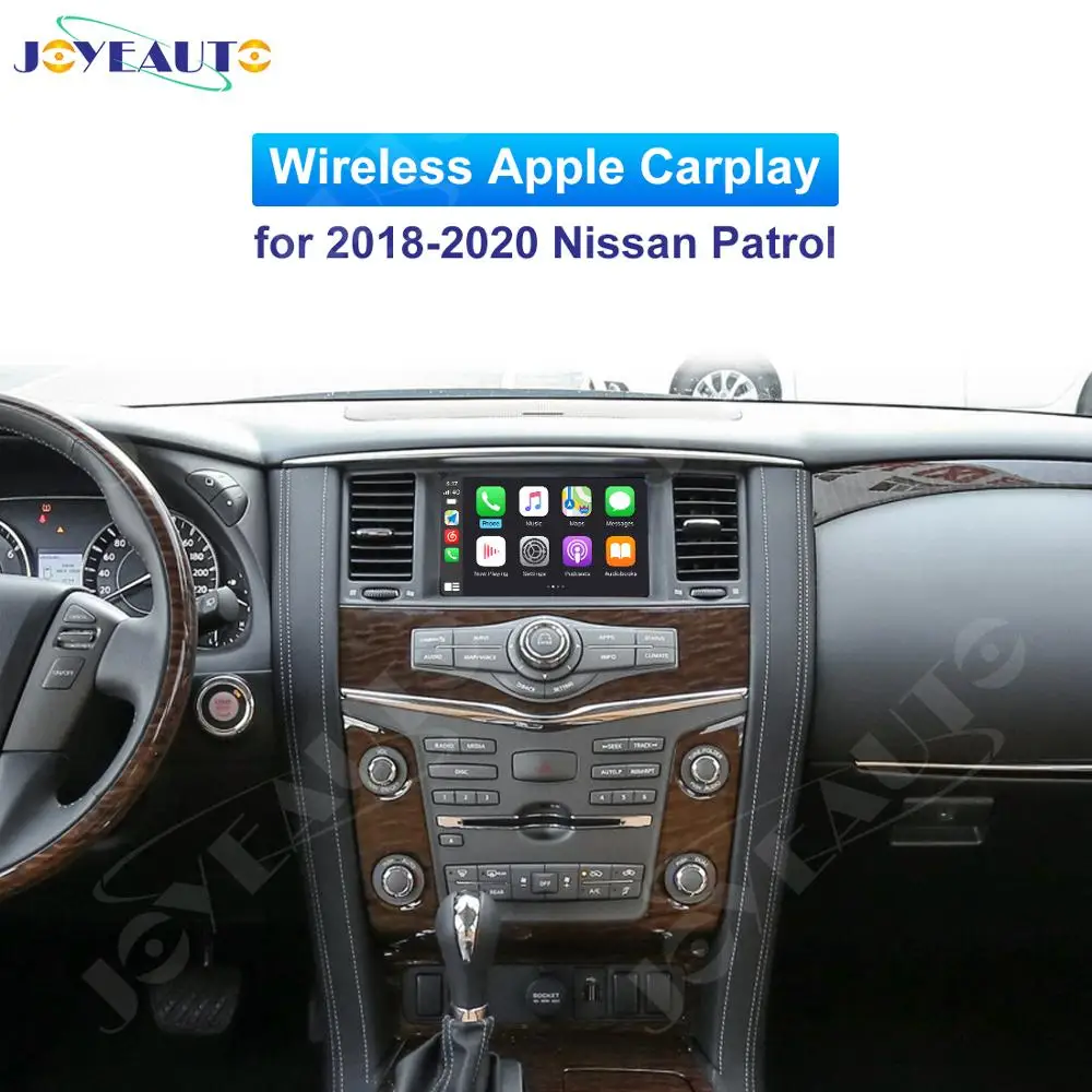 Joyeauto OEM Wireless Apple CarPlay for Nissan Patrol 2018-2020 Android Auto iOS Mirror Car play Support Rear Camera | Автомобили и