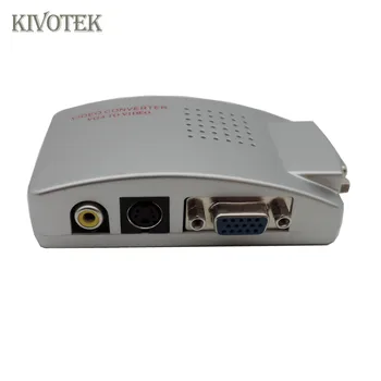 

Universal NTSC PAL VGA to TV AV RCA Signal Adapter Converter Video Switch Box Composite for Computer Laptop PC tv Accessories
