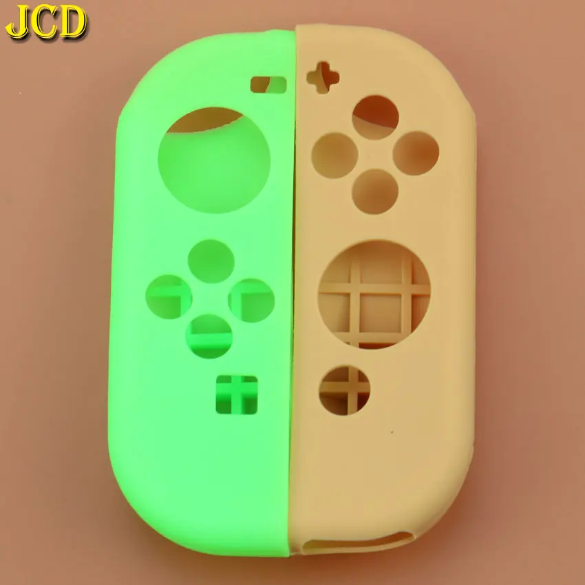 JCD силиконовой резины отделением для кредитных карт чехол для Nintendo Switch контроллер Joy-Con Nintendo Switch NX NS JoyCon Grip - Цвет: GN