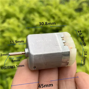 

FC-280-20150 Carbon Brushed Micro Motor D Type Shaft Interpolated Conductive 280 DC Motor Car Control Lock Electric Motor Parts