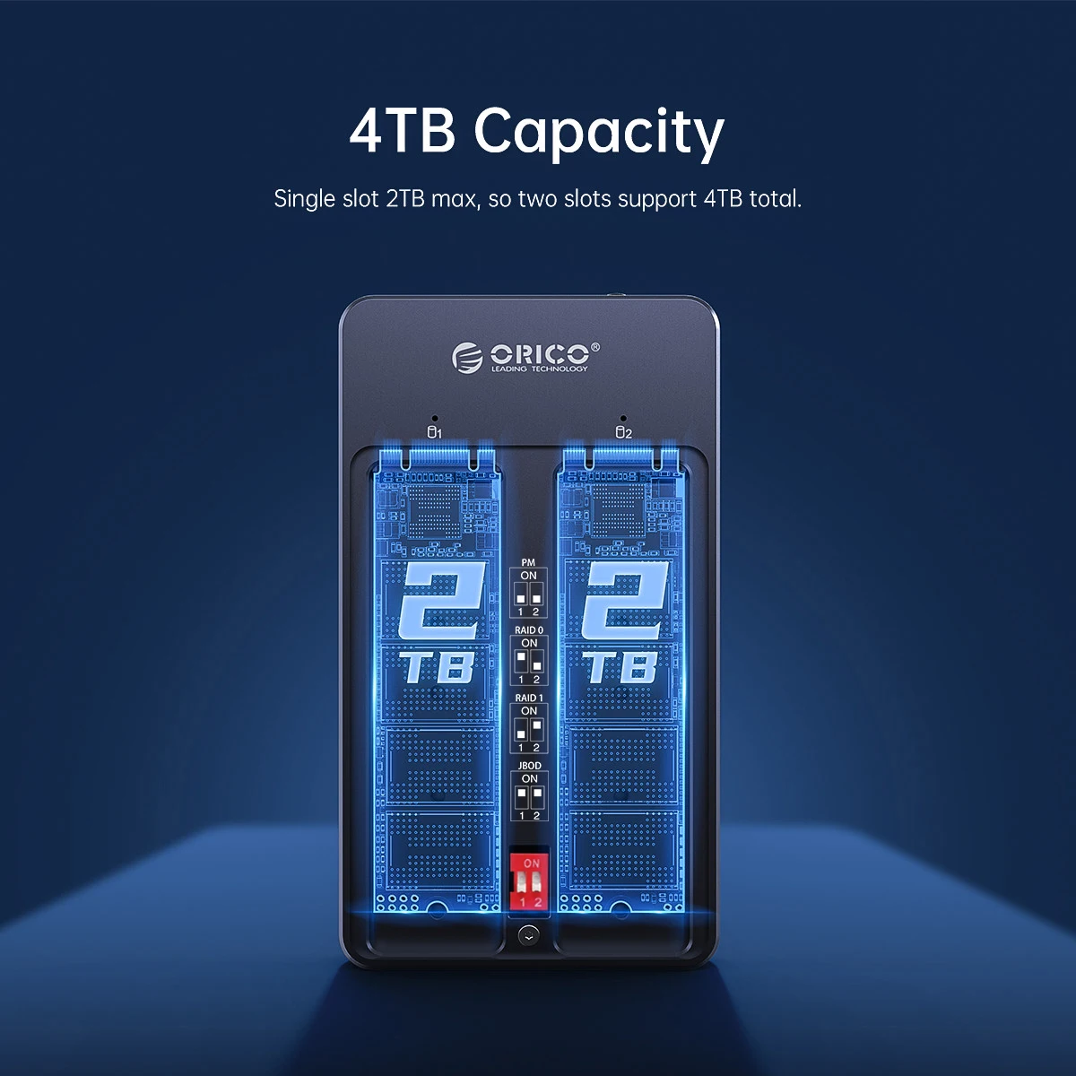 ORICO RAID   M.2 SSD Ŭ ̽,  M2 NGFF SATA SSD  PM, RAID 0, RAID 1, JBOD  ǻ ׼