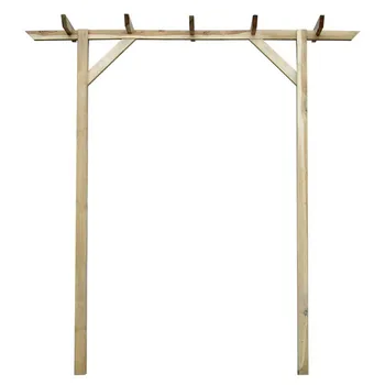 

Pinewood Pergola Outdoor Garden Flower Stand Flower vine frame Green Climbing Frame Flower pergola Loofah Rack High-quality Rack
