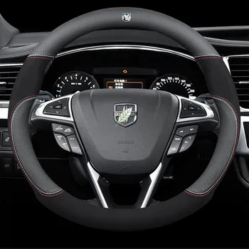 

Genuine Leather Car Steering Wheel Cover 15 inch/38cm for DODGE SRT Journey Charger Avenger Caliber Durango Challenger